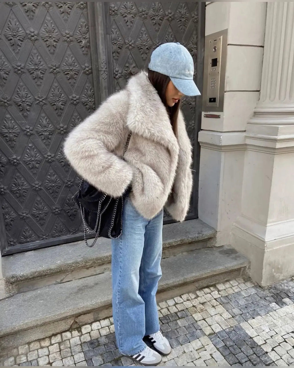 Alina – Luxus Faux-Fur Jacke Damen