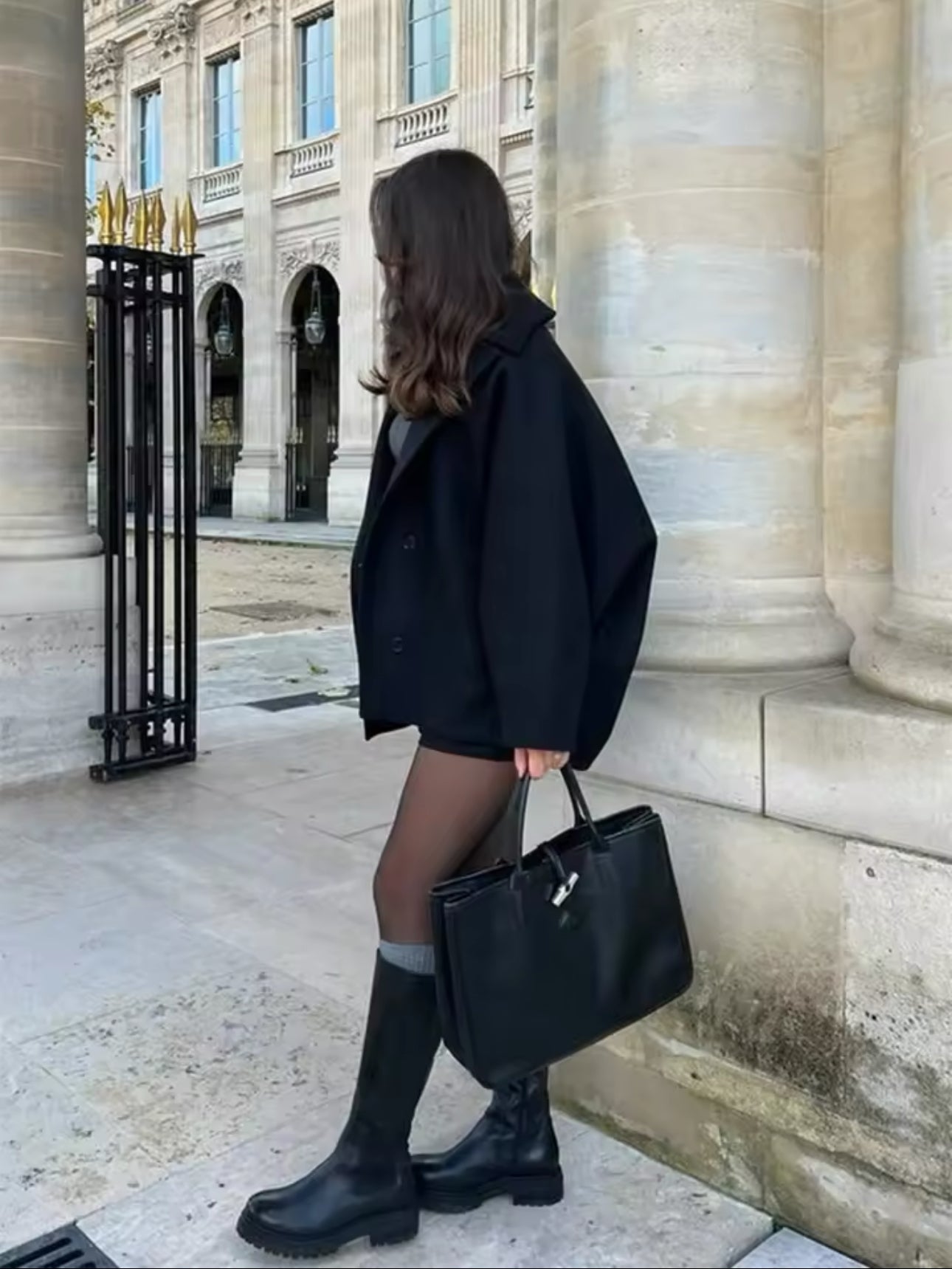 Paula – Eleganter Wollmantel Damen im modernen Oversize-Stil