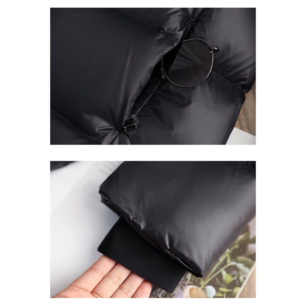Elena - Damen Wintermantel lange Daunenjacke