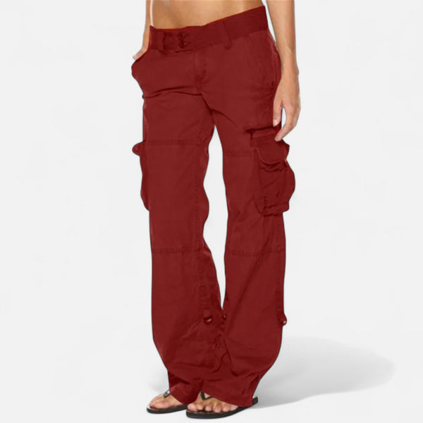 Cargo Pants Women's Relaxed Fit with Pockets - Image 1