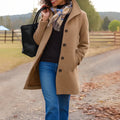 Hazel – Eleganter Wollmantel für Damen