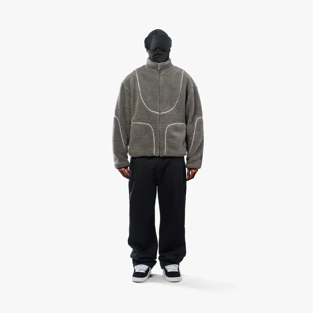 Oskar – Teddyfleece-Kapuzenjacke Herren