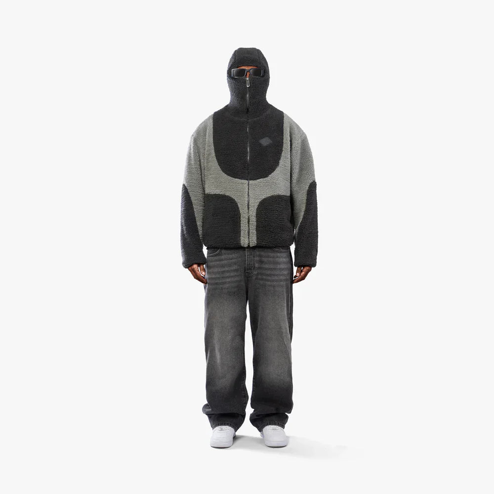 Oskar – Teddyfleece-Kapuzenjacke Herren