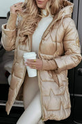 Amelia – Elegante Steppjacke mit Kapuze für Damen