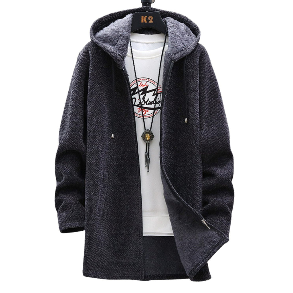 Noah - Unisex Kapuzenjacke mit Reißverschluss und Fleece-Futter