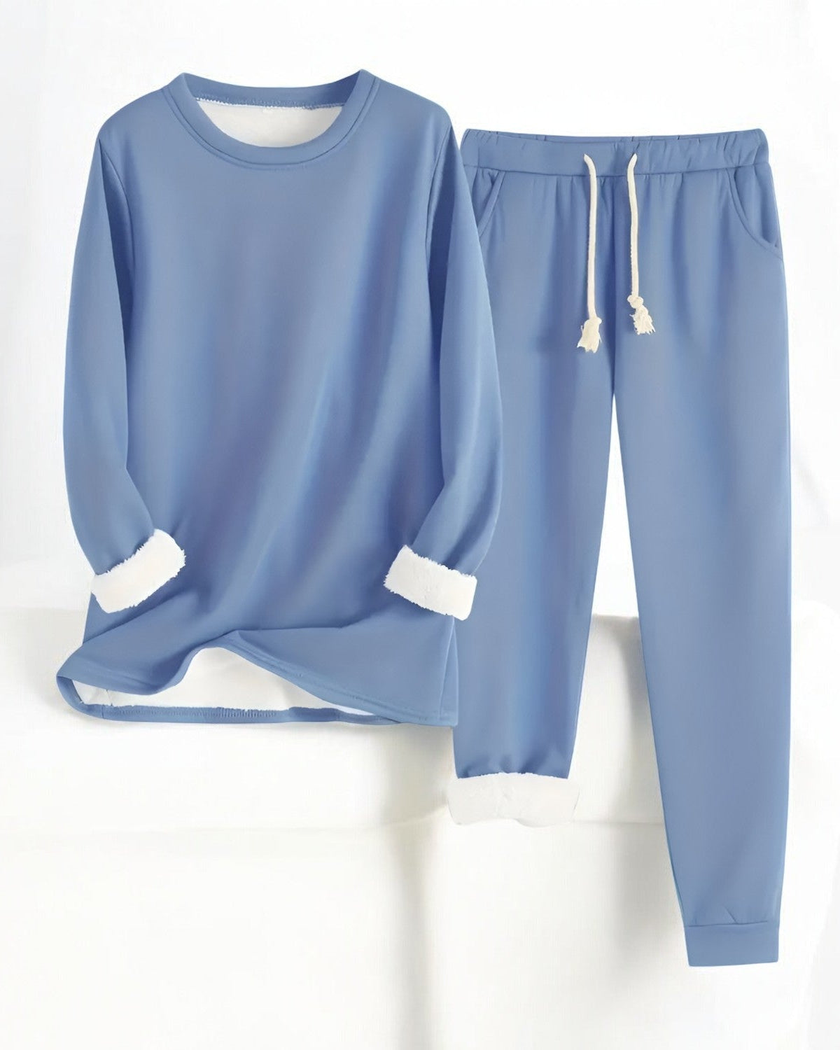 Amelia – Fleece-Gefütterter Cozy Lounge Set für ultimativen Komfort