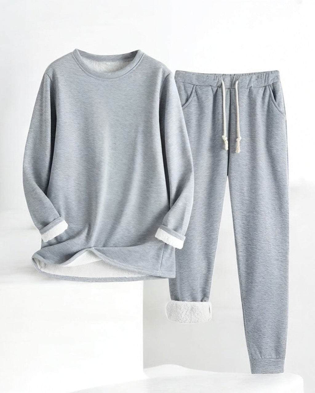 Amelia – Fleece-Gefütterter Cozy Lounge Set für ultimativen Komfort