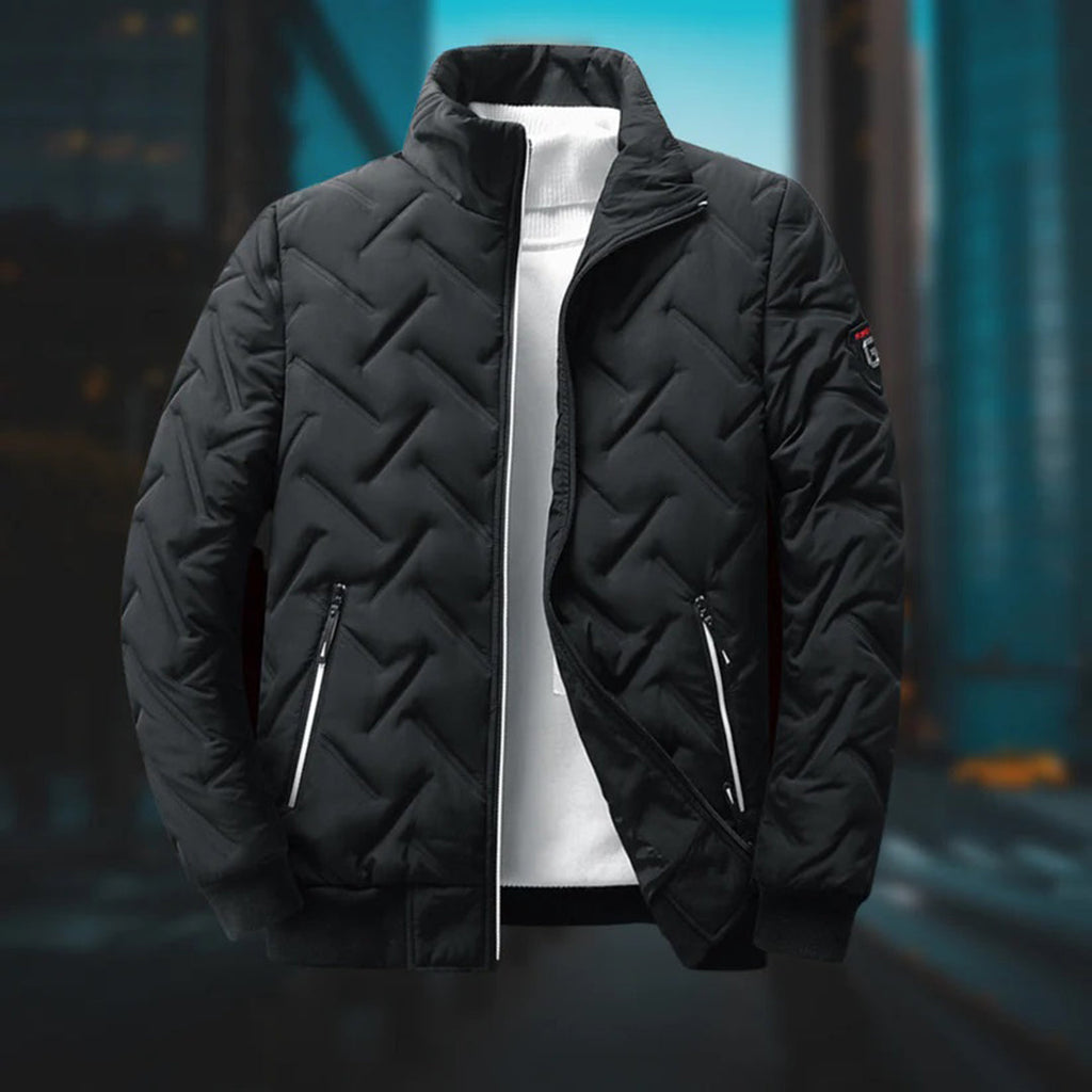 Noah – Herren Steppjacke mit Stehkragen und Reißverschluss