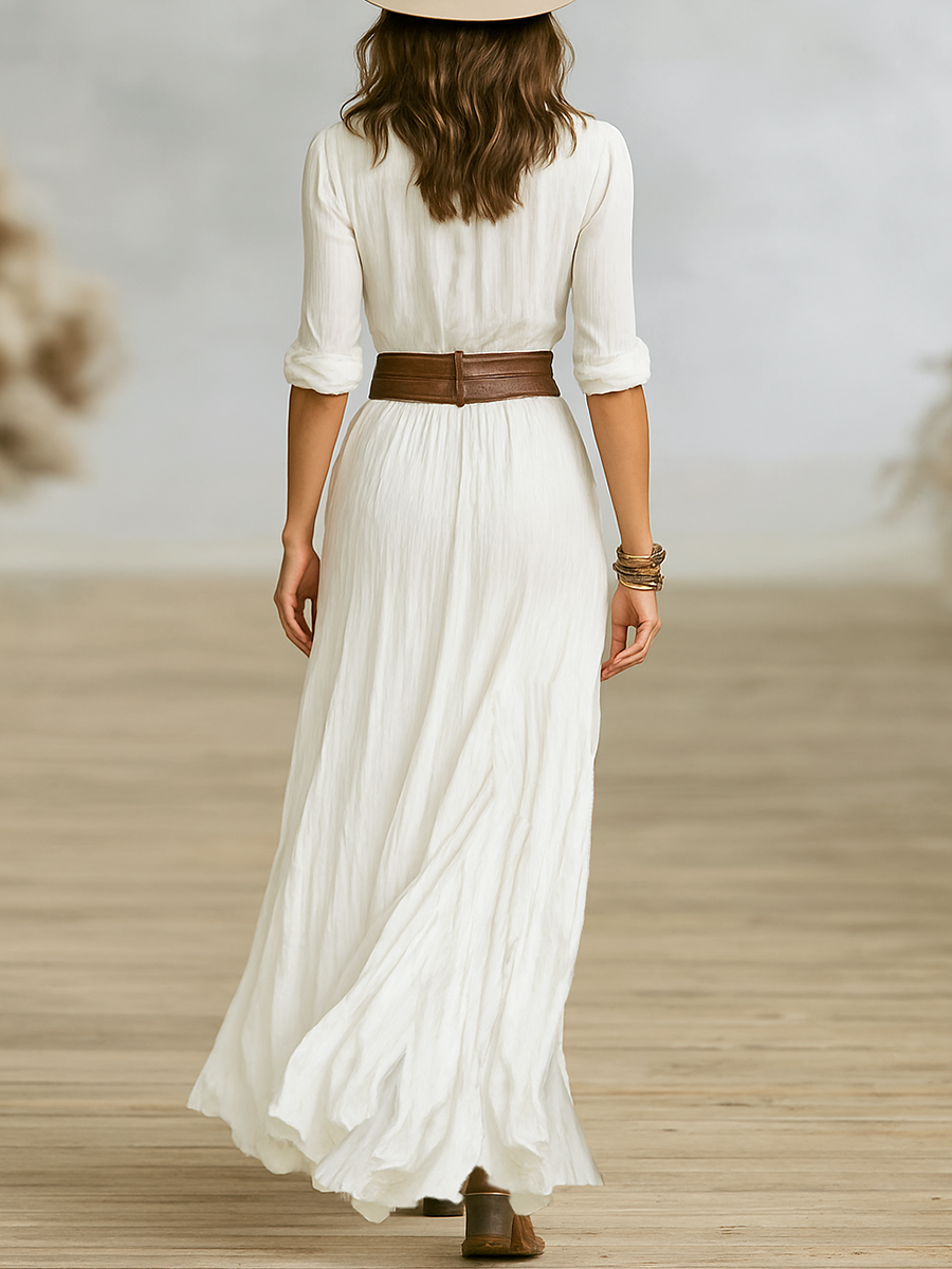 Sofia – Maxikleid im Western-Stil für Damen