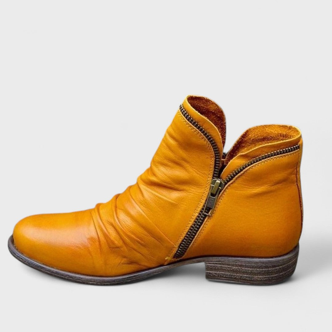 Leonie – Modische Leder-Stiefeletten Damen Schuhe