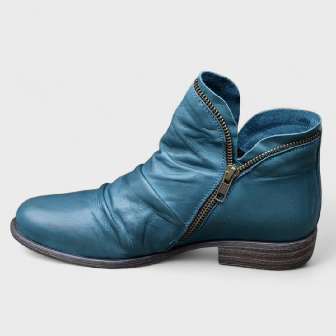 Leonie – Modische Leder-Stiefeletten Damen Schuhe