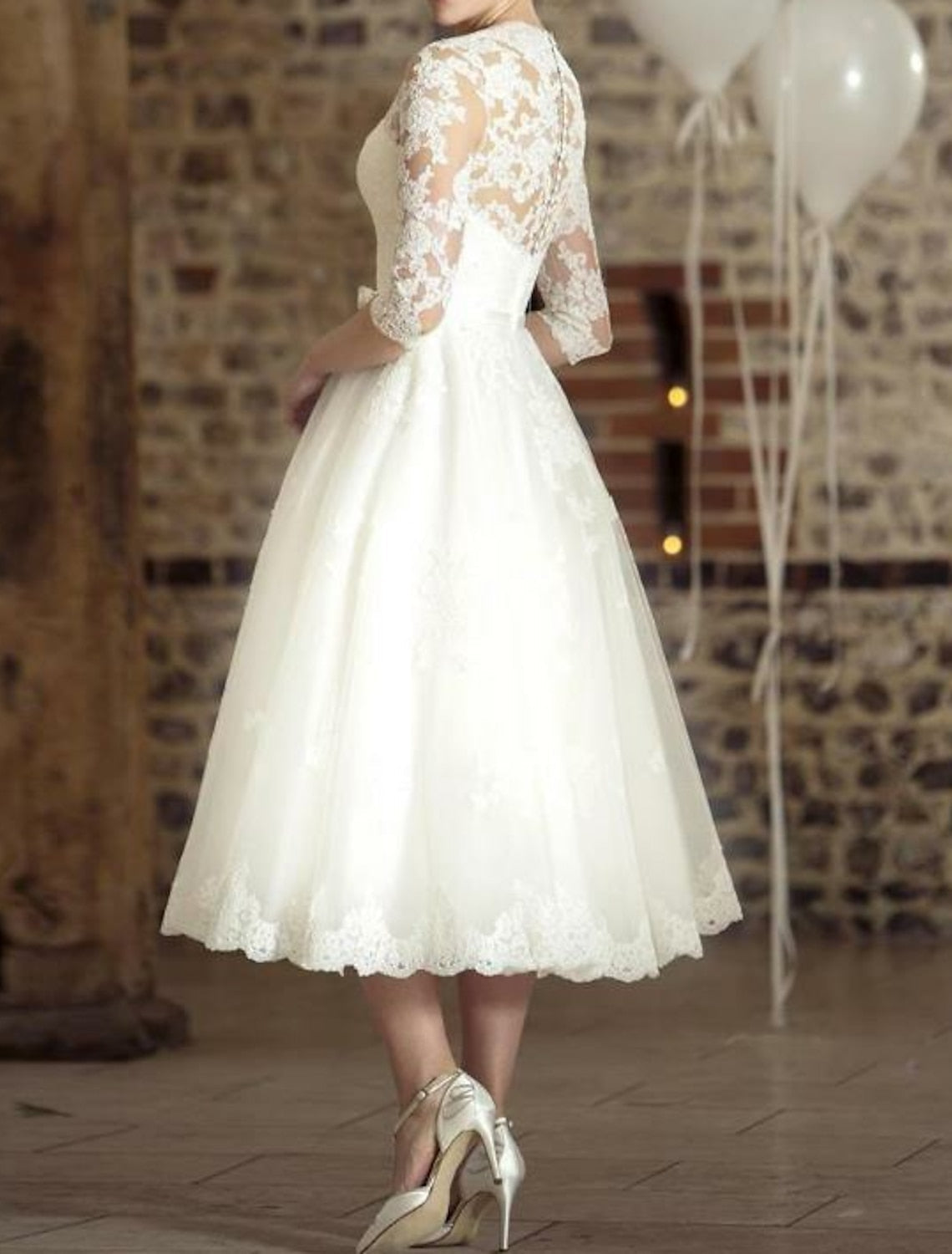 Liora - Damen Brautkleid aus Spitze