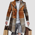 Oliver – Markanter karierter Herren Mantel