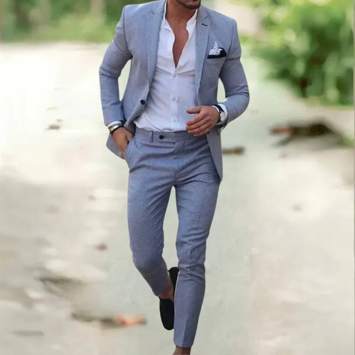 Lorenzo - Herrenanzug mit Sakko und Hose im Slim Fit
