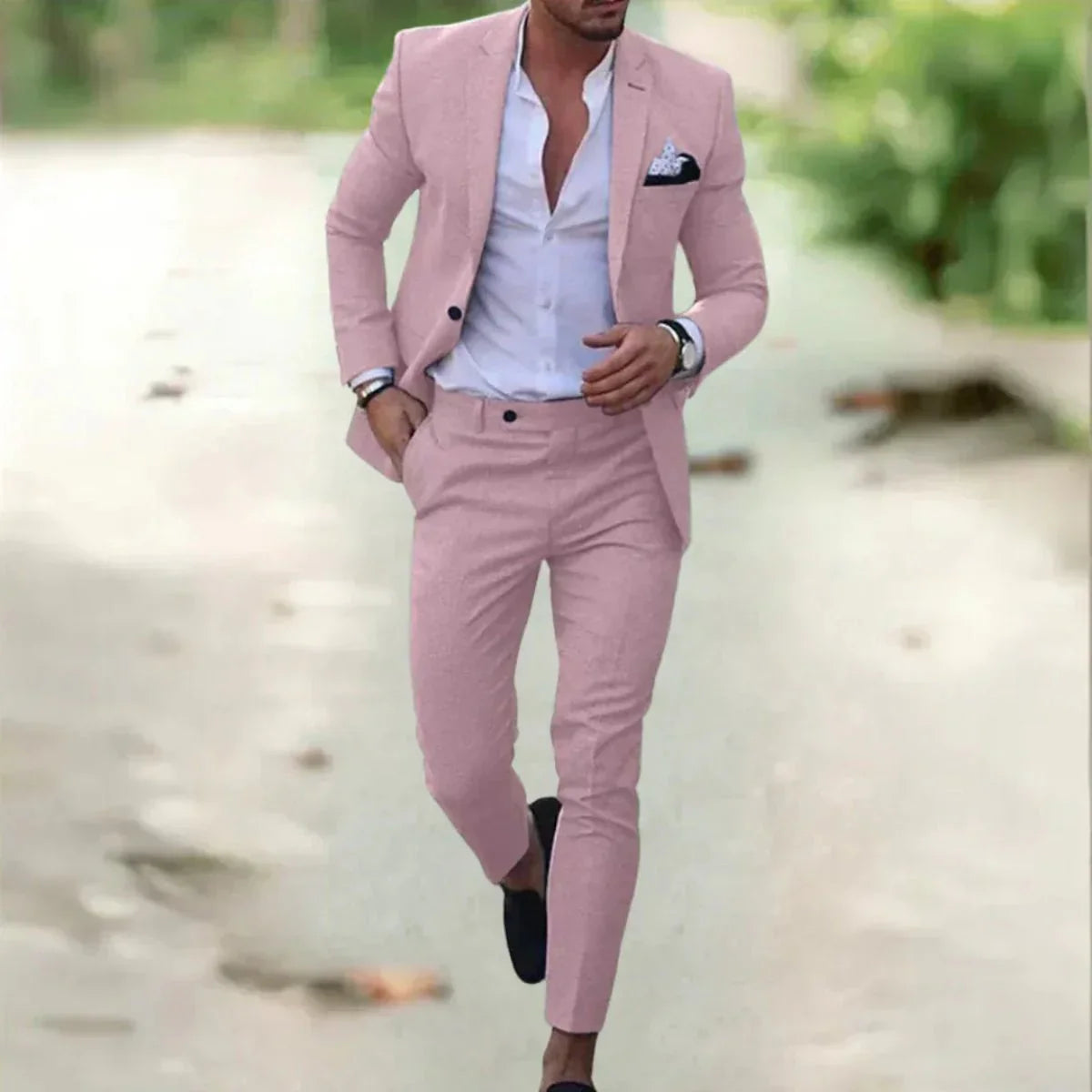 Lorenzo - Herrenanzug mit Sakko und Hose im Slim Fit