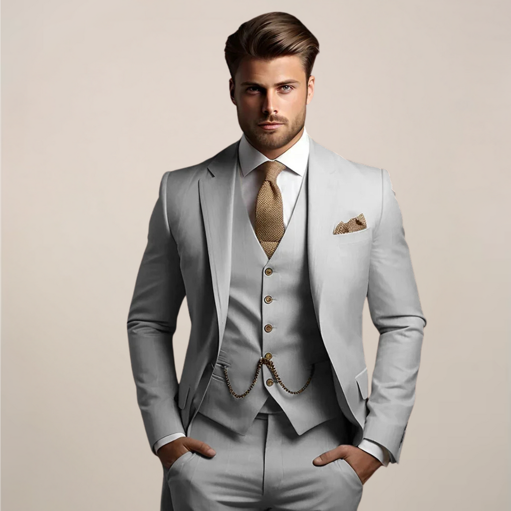 Hugo – Eleganter Herren Dreiteiler Anzug mit klassischem Revers