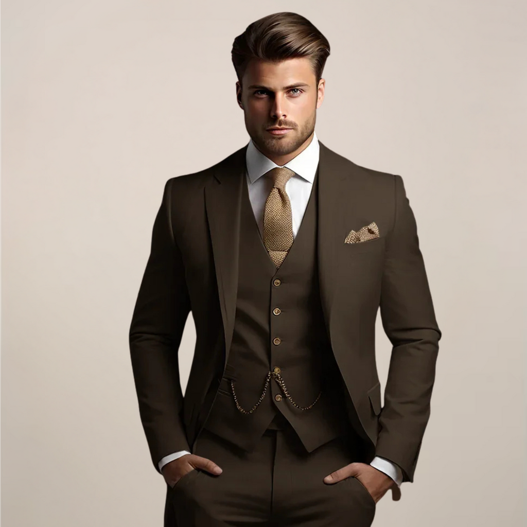 Hugo – Eleganter Herren Dreiteiler Anzug mit klassischem Revers
