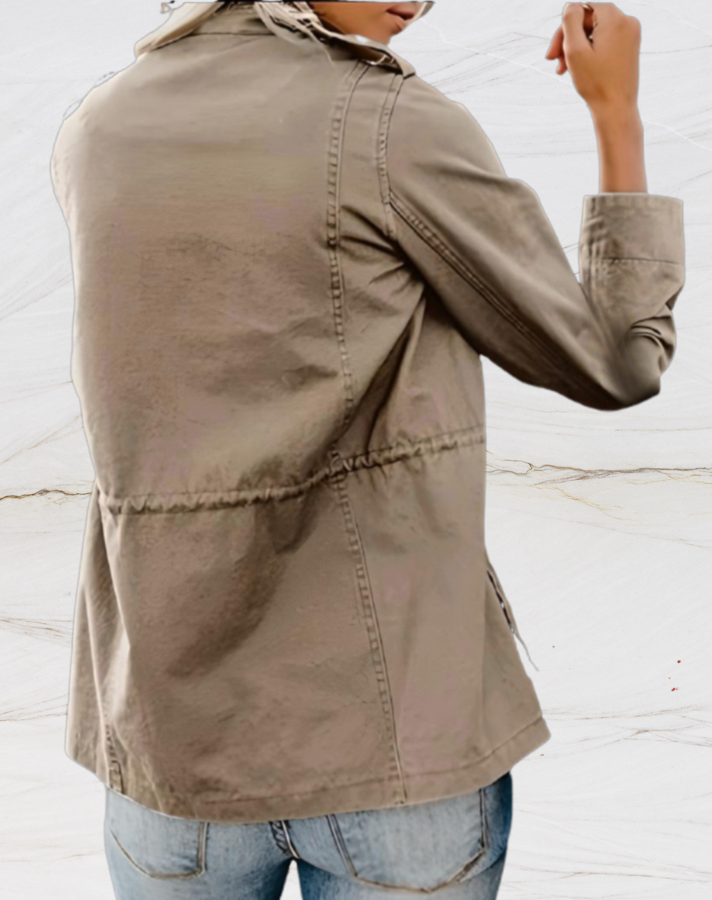 Mila – Damen Freizeitjacke mit Stehkragen und Reißverschluss