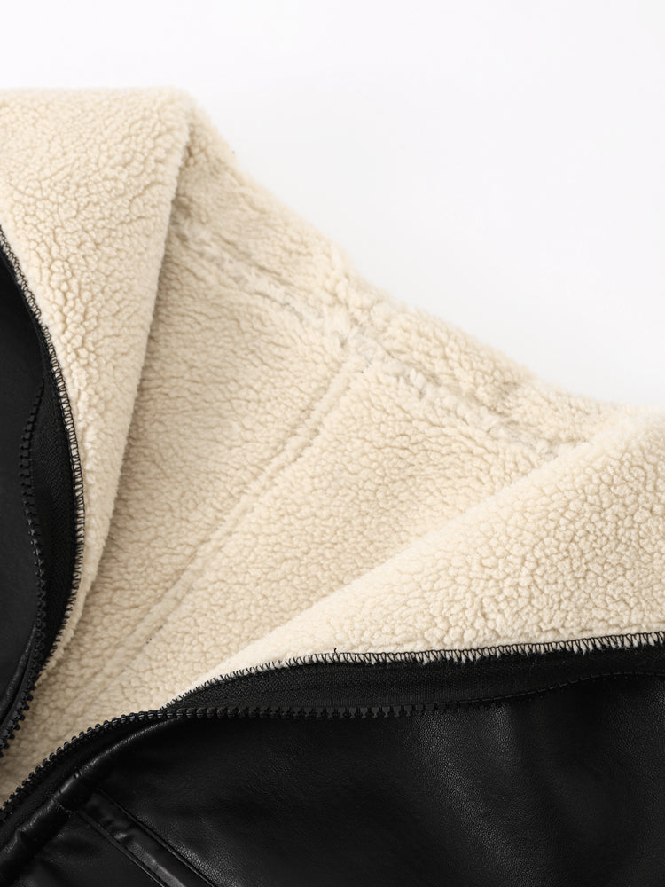 Eliza – Winterliche Shearling-Jacke für Damen