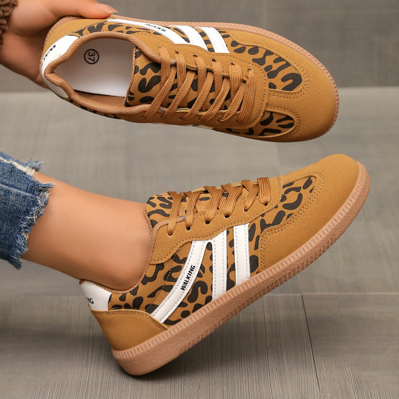 Mila – Damen Sneaker mit Animal-Print Design