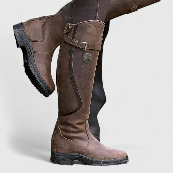 Agnieszka – Hochwertige Reit- und Outdoor Damenstiefel aus Lederoptik