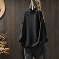 Laura – Damen-Strickpullover mit Weitfallender Ballon-Silhouette
