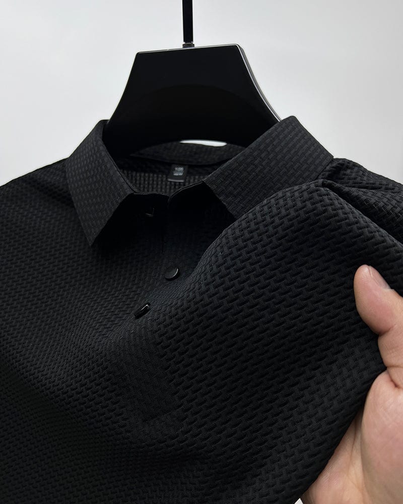 Tom – Herren Polo-Shirt mit Strukturmuster