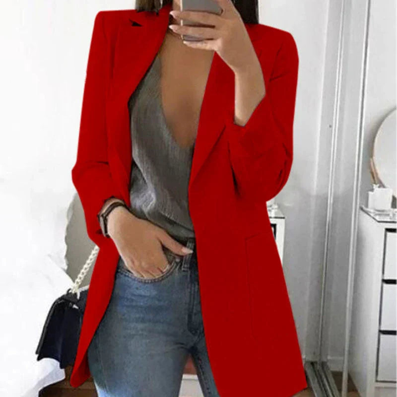Damenblazer von J&B – Taillierte Passform mit stilvollem Schnitt - 5 - Annoboutique