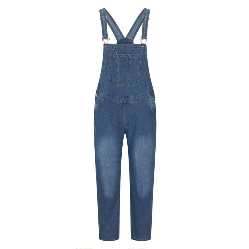 Jonas – Klassische Denim-Latzhose für Herren mit robustem Workwear-Design