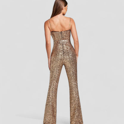 Sienna – Eleganter Pailletten-Jumpsuit für Damen