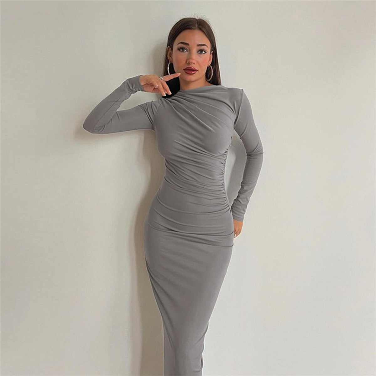 Aurelia – Damen Langarmkleid mit Bodycon-Schnitt
