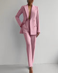 Elena – Eleganter Zweiteiliger Anzug Mit Blazer Und Schmaler Hose