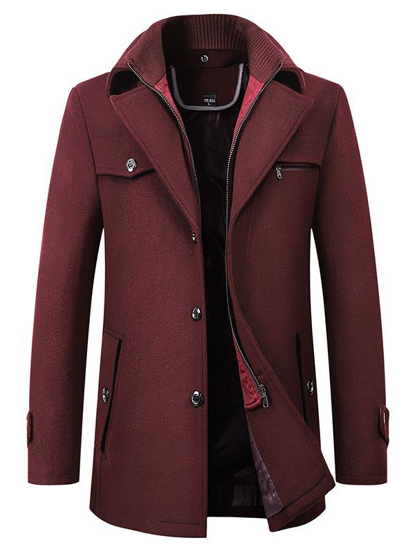 Edward – Eleganter Herrenmantel mit Integriertem Innenlayer