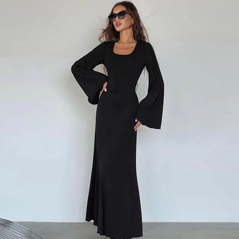 Isabella – Damen Abendkleid mit langen Ärmeln und elegantem Schnitt