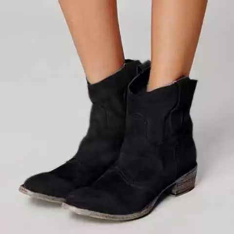 Isabel – Stylische Damen Western-Boots aus hochwertigem Wildleder