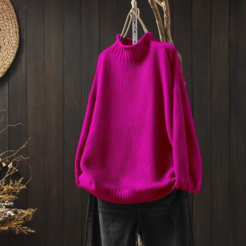 Lina – Strickpullover Damen Locker Bequem Herbst Winter Outfit