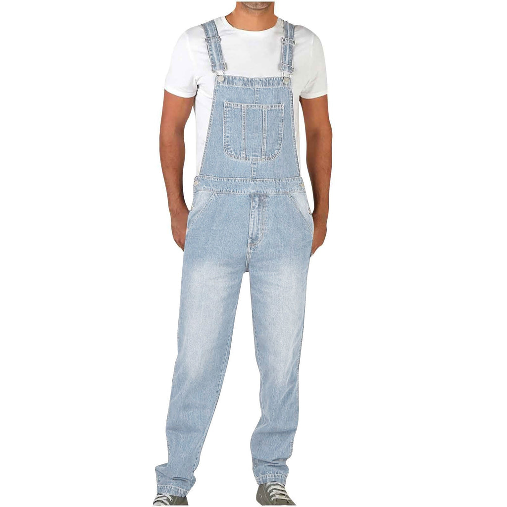 Jonas – Klassische Denim-Latzhose für Herren mit robustem Workwear-Design