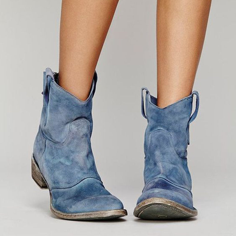 Isabel – Stylische Damen Western-Boots aus hochwertigem Wildleder