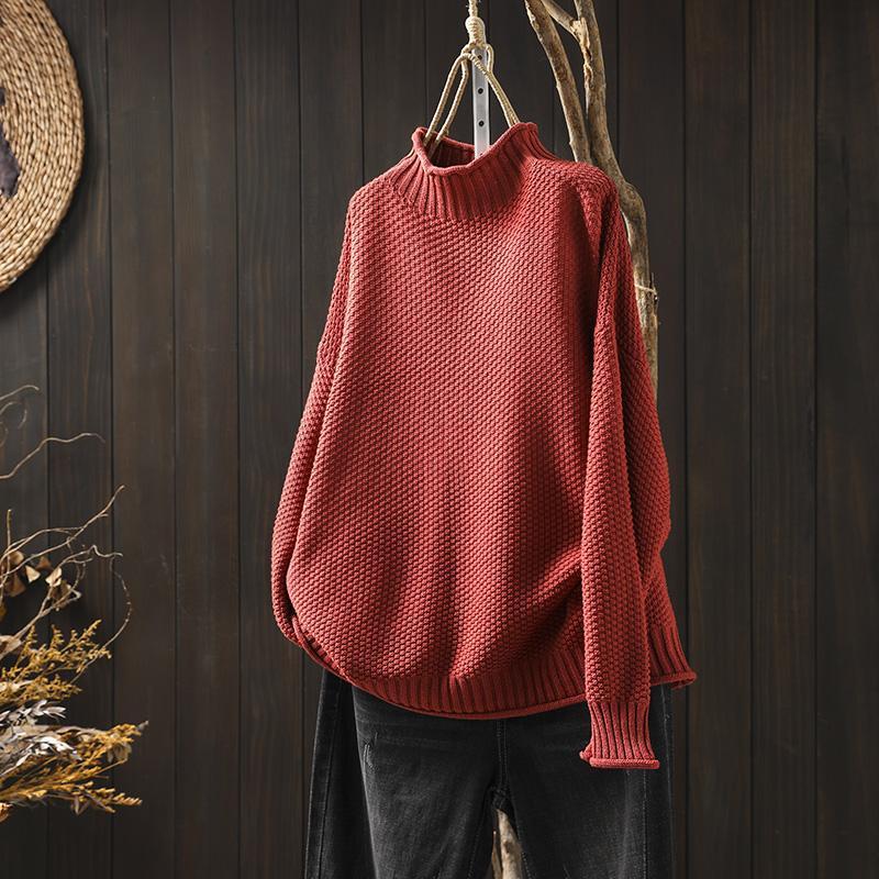 Lina – Strickpullover Damen Locker Bequem Herbst Winter Outfit