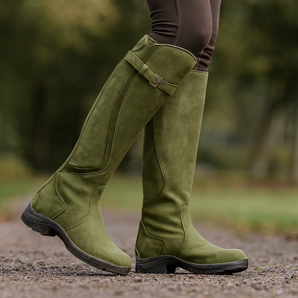 Agnieszka – Hochwertige Reit- und Outdoor Damenstiefel aus Lederoptik
