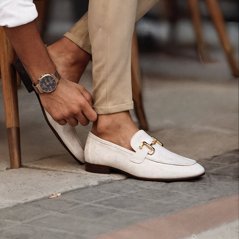 Loafers Damen mit eleganter Schnalle und klassischer Form - 1 - Annoboutique