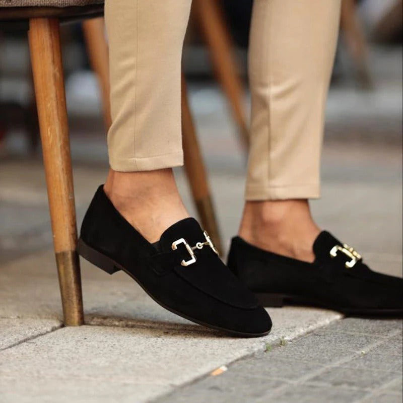 Valentino – Elegante Herren Loafer mit edler Schließe
