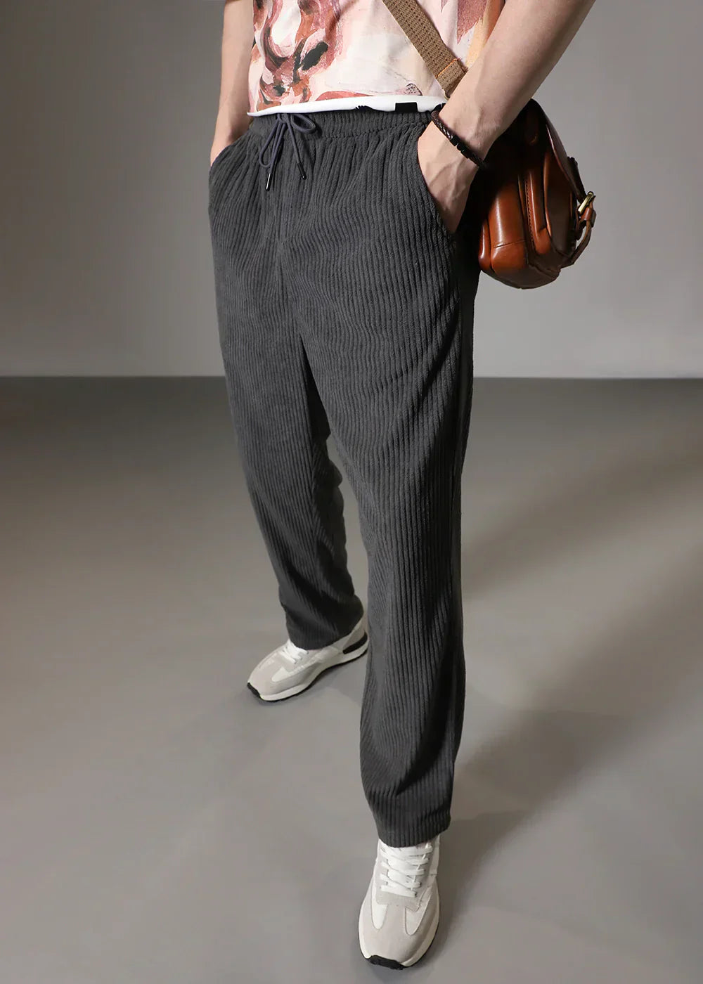 Ryan – Lässige Rippstrick-Jogpants für Herren