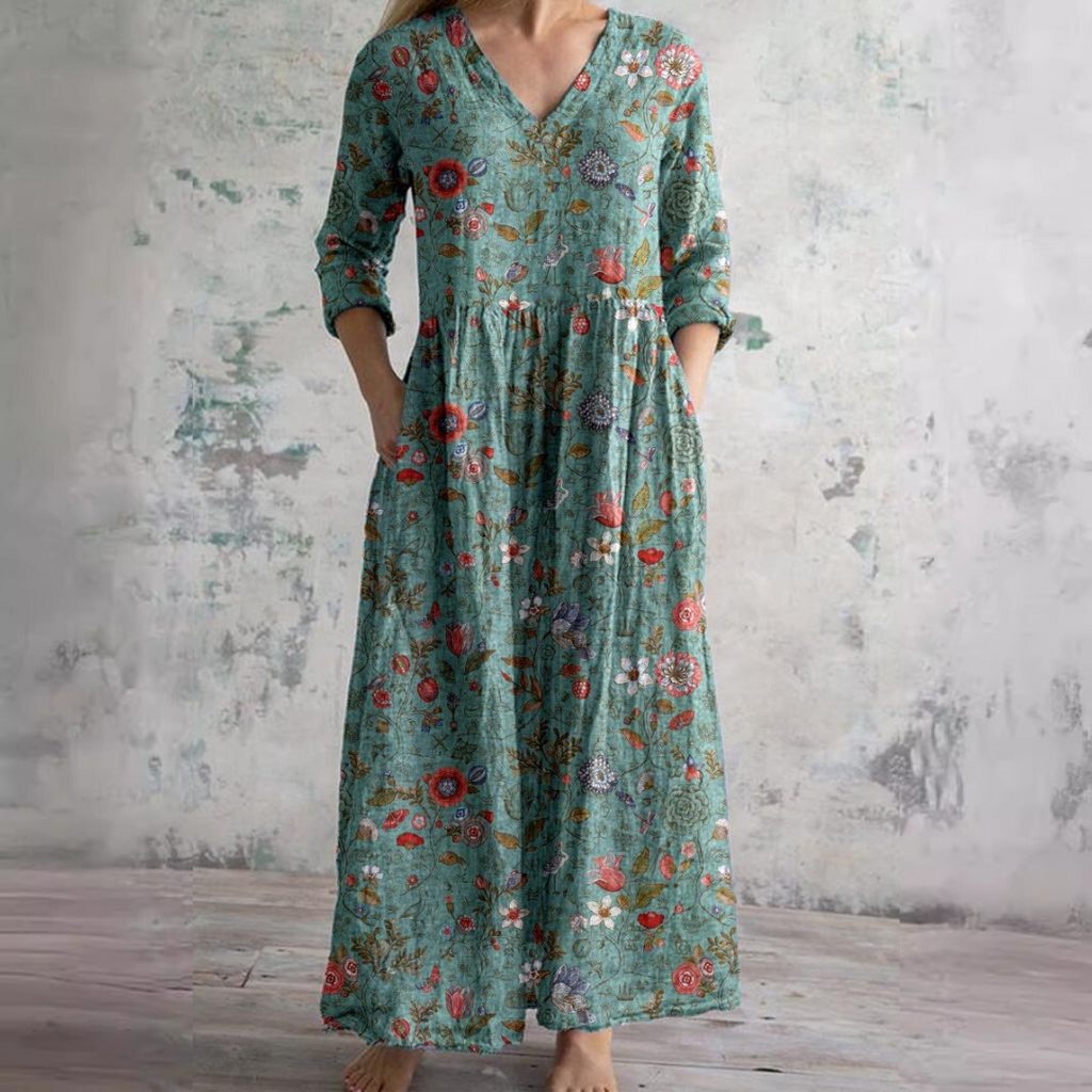 Clara – Locker fallendes Damen-Maxikleid