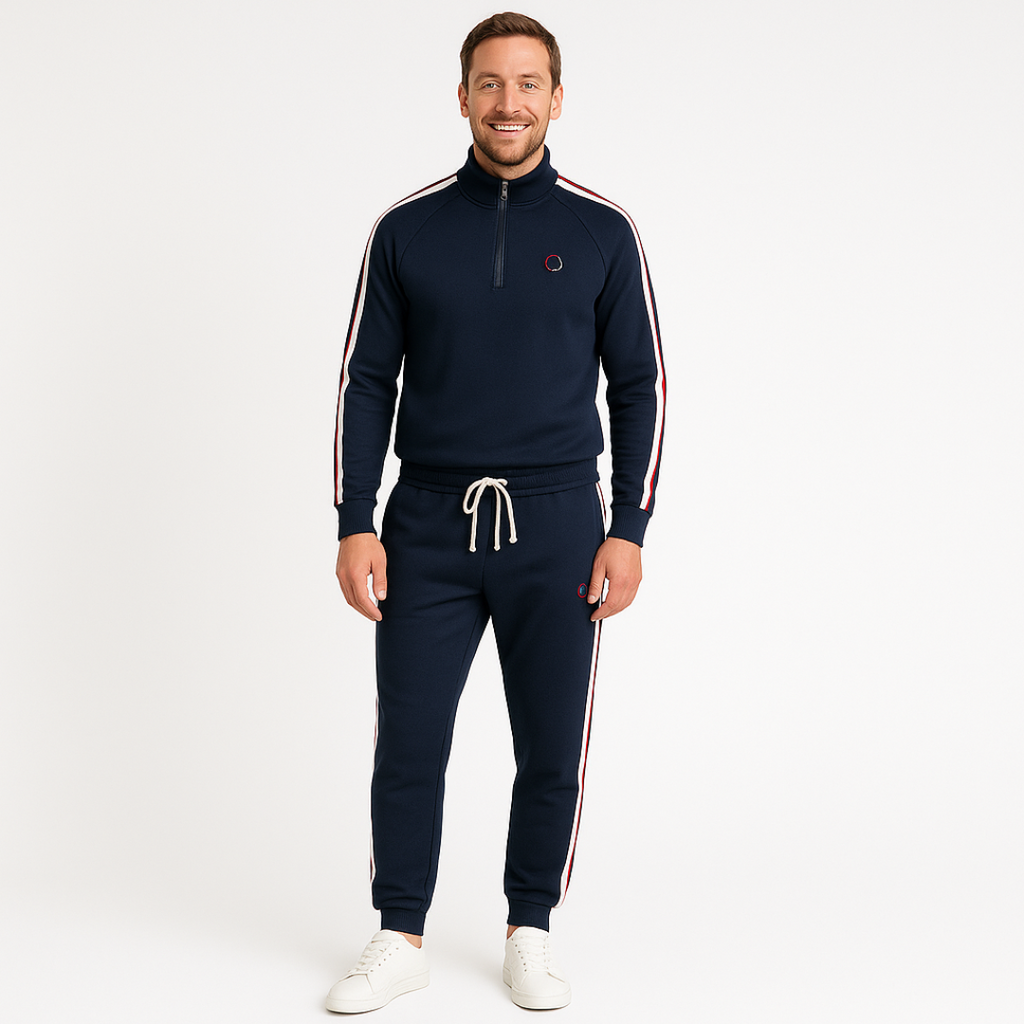 Liam – Sportlicher Freizeitanzug mit Streifendetail für Herren