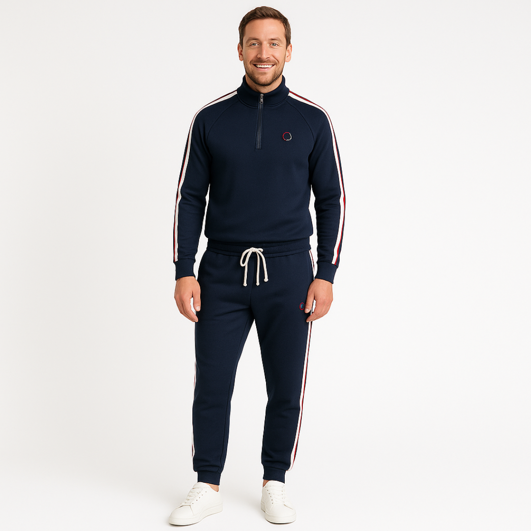 Liam – Sportlicher Freizeitanzug mit Streifendetail für Herren
