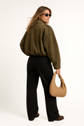 Amira – Damen Jacke Oversize Schnitt mit Kragen