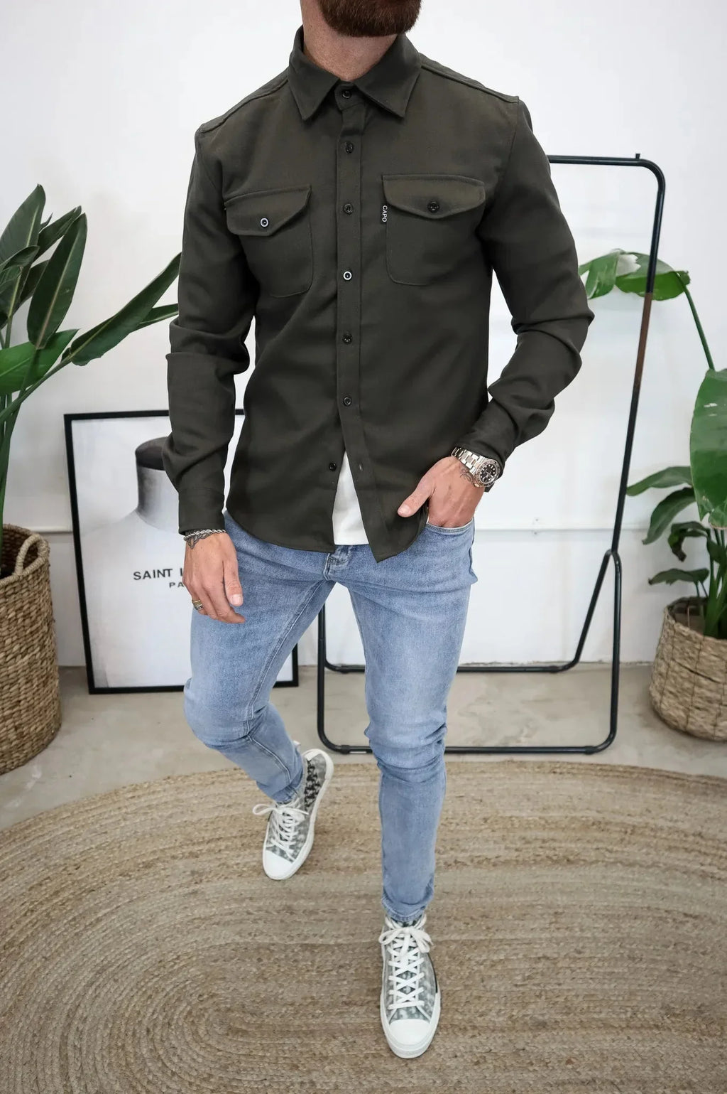 Noah – Herren Overshirt aus Baumwolle