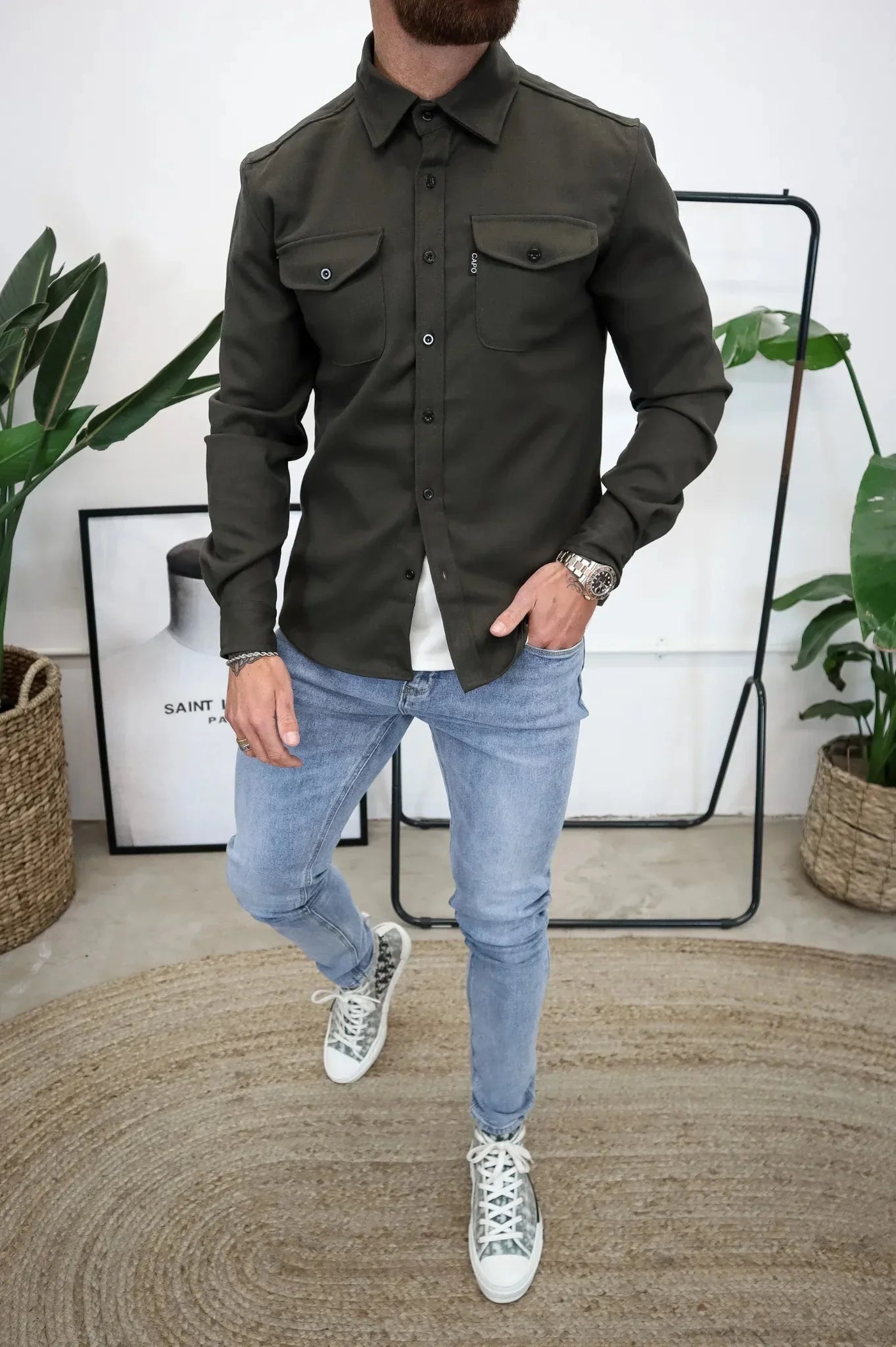 Leon – Herren Overshirt mit modernem Schnitt