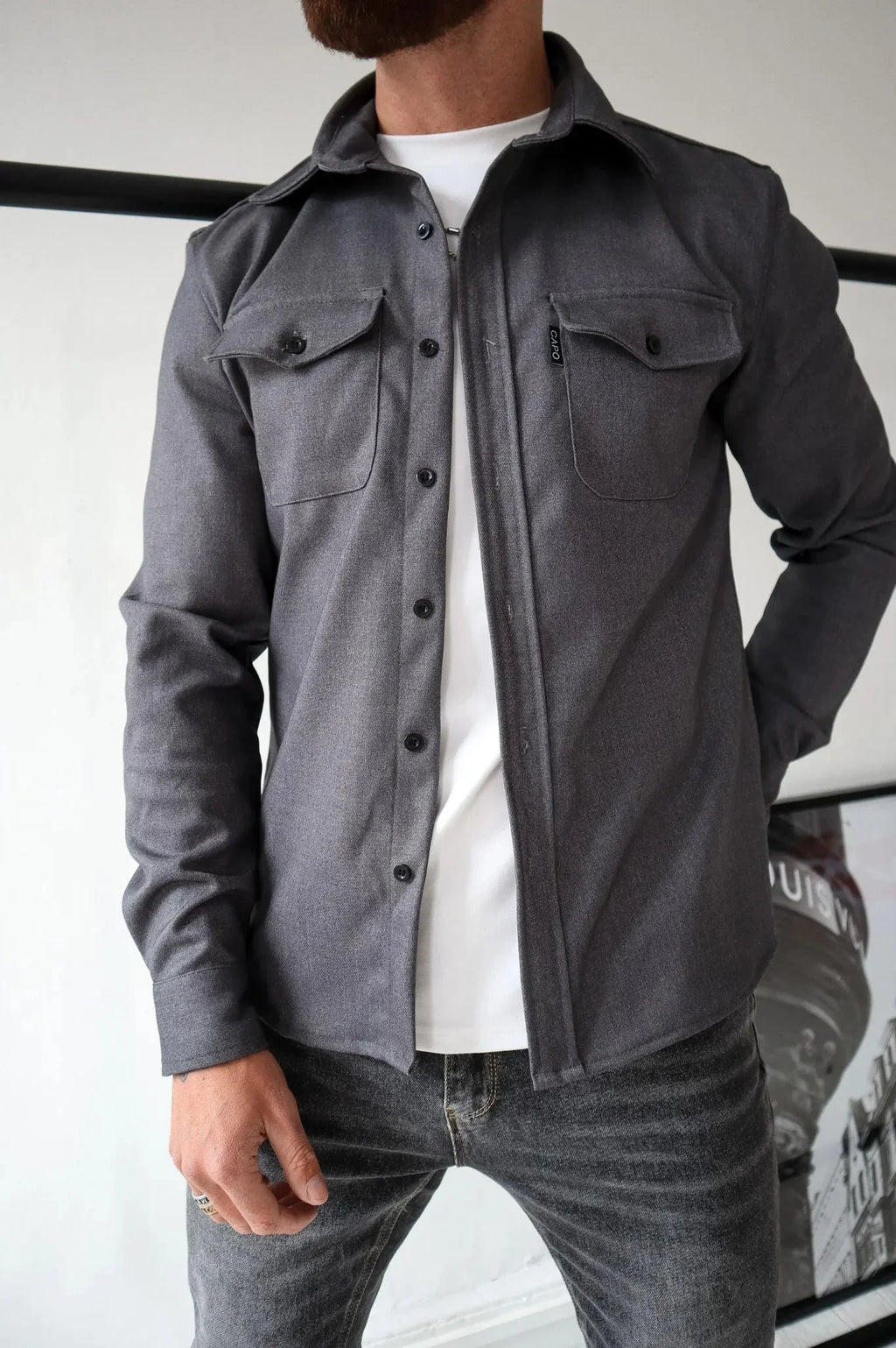 Leon – Herren Overshirt mit modernem Schnitt